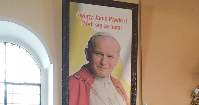 Jak zawsze mieszkańcy Racławic Śląskich pamiętali o Janie Pawle II