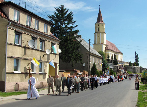 Procesja z Najświętszym Sakramentem w uroczystość Bożego Ciała