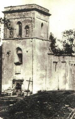 Spalony kościół buszczecki