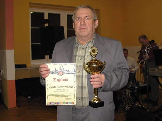 Józef Raczkowski, wyróżniony działacz sportowy