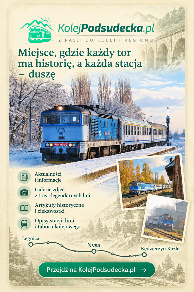 KolejPodsudecka.pl – historia i aktualności kolejowe