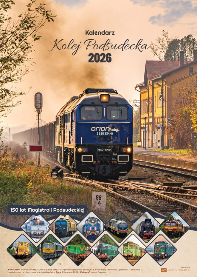 Okładka: Kalendarz Kolej Podsudecka 2026